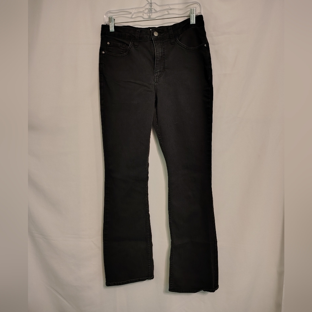 Lee Riders Women's Midrise Bootcut Black Jeans Size Medium